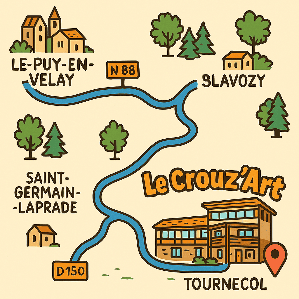 Plan Le Crouz'Art