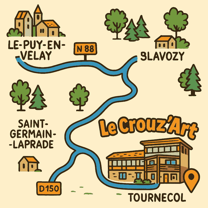 Plan Le Crouz'Art